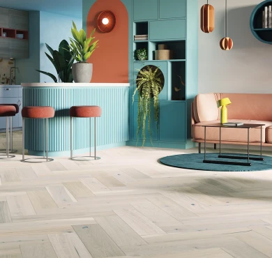 Stejar Cappuccino Herringbone 180